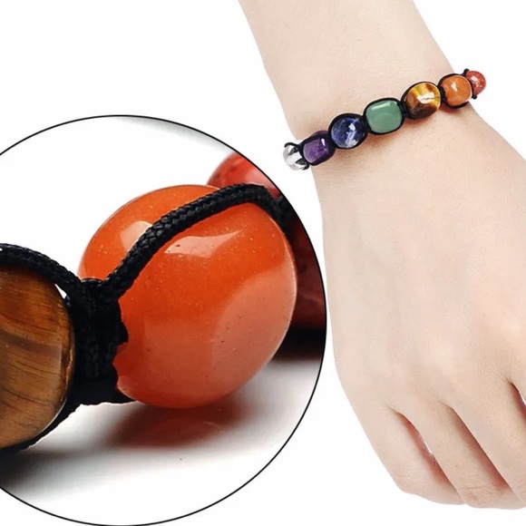 Chakra gemstone bracelet - Picture 3 of 6
